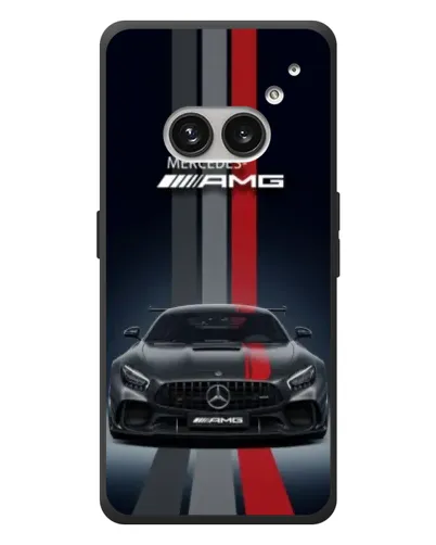 Чехол для Nothing Phone (2a) Plus с картинкой «Mercedes — белый карбон»