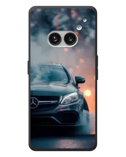 Чехол для Nothing Phone (2a) Plus с картинкой «Mercedes — ночной город»