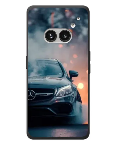 Чехол для Nothing Phone (2a) Plus с картинкой «Mercedes — ночной город»