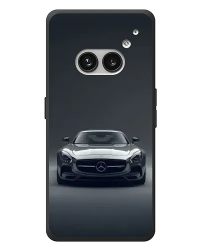 Чехол для Nothing Phone (2a) Plus с картинкой «Mercedes на черном»