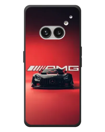 Чехол для Nothing Phone (2a) Plus с картинкой «Mercedes AMG — красная линия»