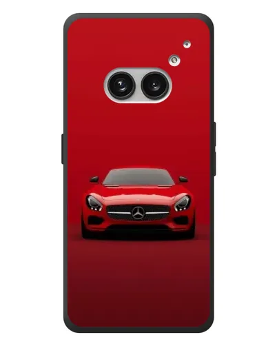 Чехол для Nothing Phone (2a) Plus с картинкой «Красный Mercedes AMG»