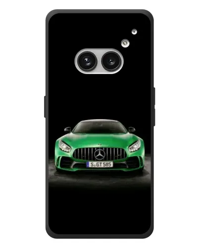 Чехол для Nothing Phone (2a) Plus с картинкой «Mercedes — неоновый лого»