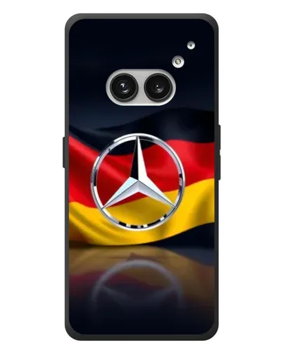 Чехол для Nothing Phone (2a) Plus с картинкой «Mercedes — флаг Германии»