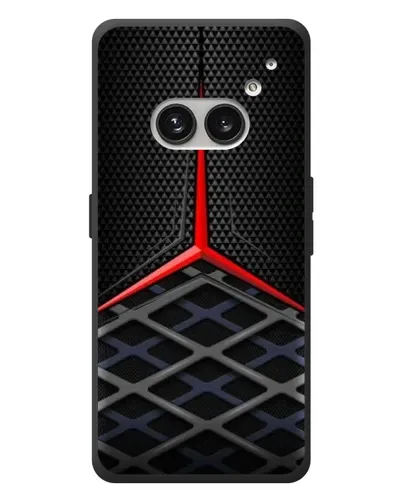 Чехол для Nothing Phone (2a) Plus с картинкой «Mercedes Carbon Grid»