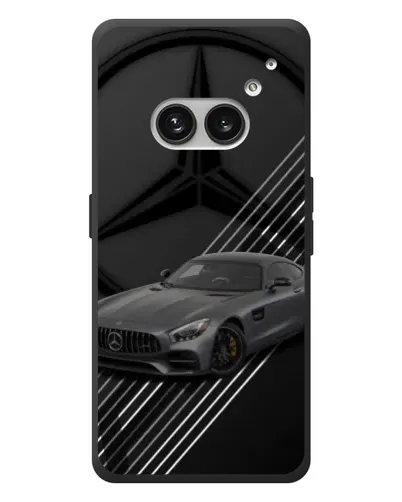 Чехол для Nothing Phone (2a) Plus с картинкой «Mercedes AMG — графика»