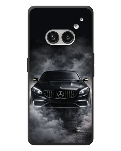 Чехол для Nothing Phone (2a) Plus с картинкой «Mercedes в дыму»