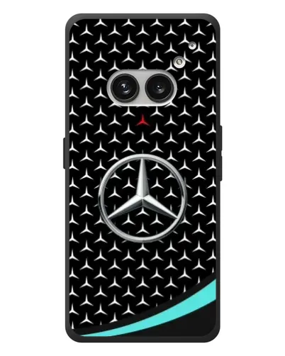 Чехол для Nothing Phone (2a) Plus с картинкой «Mercedes — бирюзовый акцент»