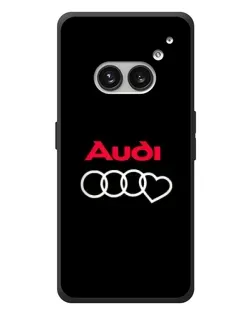Чехол для Nothing Phone (2a) Plus с картинкой «Логотип Audi Heart» Чехол для Nothing Phone (2a) Plus с картинкой «Логотип Audi Heart»