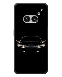 Чехол для Nothing Phone (2a) Plus с картинкой «Audi — ночной контур» Чехол для Nothing Phone (2a) Plus с картинкой «Audi — ночной контур»
