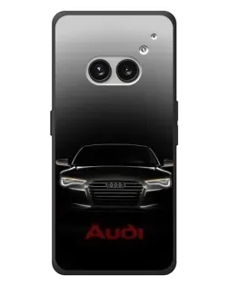 Чехол для Nothing Phone (2a) Plus с картинкой «Audi — градиентный контур» Чехол для Nothing Phone (2a) Plus с картинкой «Audi — градиентный контур»