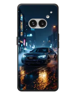 Чехол для Nothing Phone (2a) Plus с картинкой «Ночной город и Audi» Чехол для Nothing Phone (2a) Plus с картинкой «Ночной город и Audi»