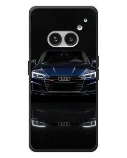 Чехол для Nothing Phone (2a) Plus с картинкой «Audi — ночное отражение» Чехол для Nothing Phone (2a) Plus с картинкой «Audi — ночное отражение»
