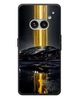 Чехол для Nothing Phone (2a) Plus с картинкой «Ночной Lamborghini драйв»