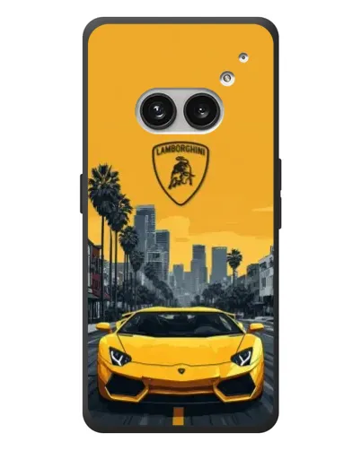 Чехол для Nothing Phone (2a) Plus с картинкой «Желтый Lamborghini город» Чехол для Nothing Phone (2a) Plus с картинкой «Желтый Lamborghini город»