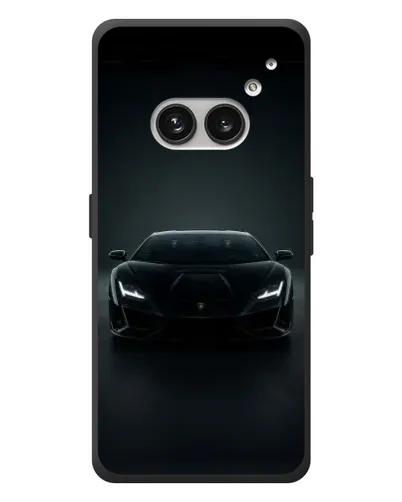 Чехол для Nothing Phone (2a) Plus с картинкой «Черный Lamborghini Aventador» Чехол для Nothing Phone (2a) Plus с картинкой «Черный Lamborghini Aventador»
