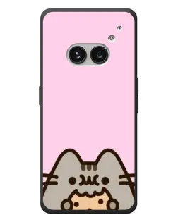 Чехол для Nothing Phone (2a) Plus с картинкой «Pusheen и печенье»
