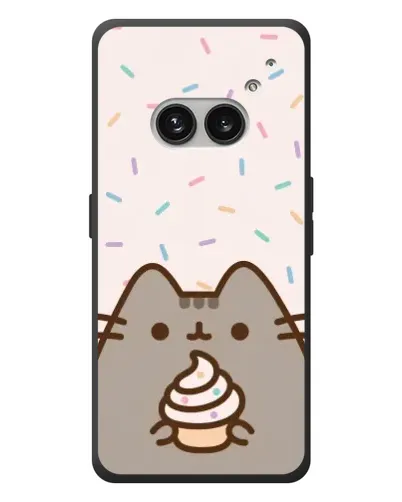 Чехол для Nothing Phone (2a) Plus с картинкой «Пушин с кексом»