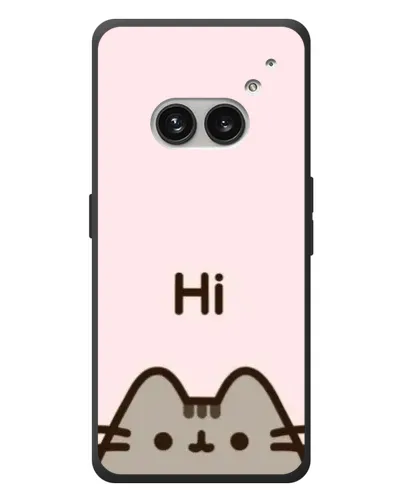 Чехол для Nothing Phone (2a) Plus с картинкой «Пушин говорит Hi»