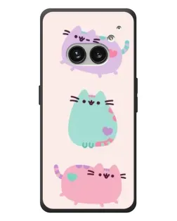 Чохол для Nothing Phone (2a) Plus з картинкою «Pusheen тріо» Чохол для Nothing Phone (2a) Plus з картинкою «Pusheen тріо»
