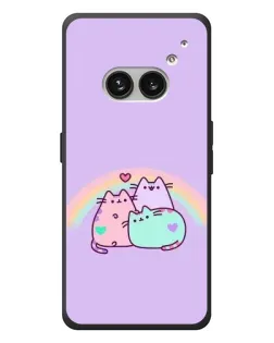 Чохол для Nothing Phone (2a) Plus з картинкою «Веселкові Пушини» Чохол для Nothing Phone (2a) Plus з картинкою «Веселкові Пушини»