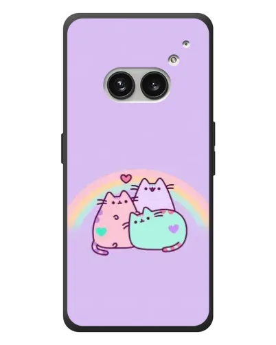 Чехол для Nothing Phone (2a) Plus с картинкой «Радужные Пушины»