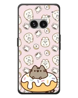 Чохол для Nothing Phone (2a) Plus з картинкою «Пушин на пончику» Чохол для Nothing Phone (2a) Plus з картинкою «Пушин на пончику»