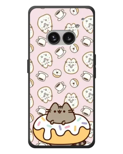 Чехол для Nothing Phone (2a) Plus с картинкой «Пушин на пончике»