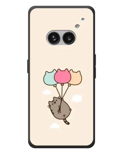 Чехол для Nothing Phone (2a) Plus с картинкой «Пушин на шариках»