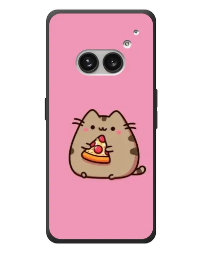 Чехол для Nothing Phone (2a) Plus с картинкой «Пушин с пиццей»