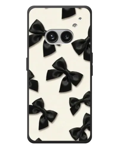 Чехол для Nothing Phone (2a) Plus с картинкой «Черные бантики» Чехол для Nothing Phone (2a) Plus с картинкой «Черные бантики»