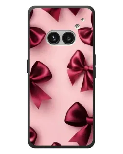 Чехол для Nothing Phone (2a) Plus с картинкой «Бордовый атлас»