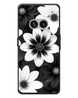 Чехол для Nothing Phone (2a) Plus с картинкой «Монохромные астры»