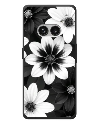 Чехол для Nothing Phone (2a) Plus с картинкой «Монохромные астры» Чехол для Nothing Phone (2a) Plus с картинкой «Монохромные астры»