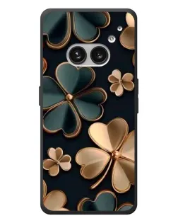 Чехол для Nothing Phone (2a) Plus с картинкой «Клевер в золоте»