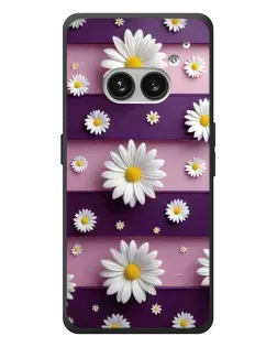 Чехол для Nothing Phone (2a) Plus с картинкой «Ромашки на фиолетовом»