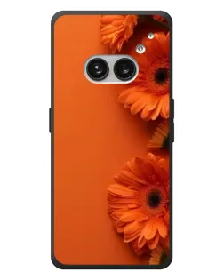 Чехол для Nothing Phone (2a) Plus с картинкой «Оранжевые герберы»
