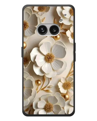 Чехол для Nothing Phone (2a) Plus с картинкой «Белие бумажние цвети» Чехол для Nothing Phone (2a) Plus с картинкой «Белие бумажние цвети»