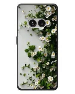 Чехол для Nothing Phone (2a) Plus с картинкой «Ветка мелких белых цветов»