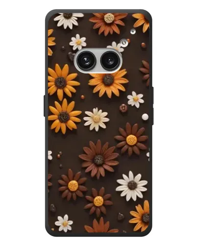 Чехол для Nothing Phone (2a) Plus с картинкой «Узор из маленьких подсолнухов» Чехол для Nothing Phone (2a) Plus с картинкой «Узор из маленьких подсолнухов»