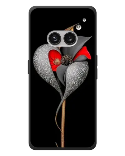 Чехол для Nothing Phone (2a) Plus с картинкой «Серебряный фантазийный цветок» Чехол для Nothing Phone (2a) Plus с картинкой «Серебряный фантазийный цветок»