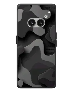 Чехол для Nothing Phone (2a) Plus с картинкой «Темный абстрактный камуфляж»
