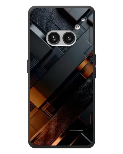 Чехол для Nothing Phone (2a) Plus с картинкой «Черные геометрические блоки» Чехол для Nothing Phone (2a) Plus с картинкой «Черные геометрические блоки»