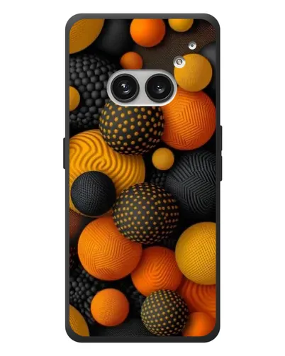 Чехол для Nothing Phone (2a) Plus с картинкой «Объемные оранжевые сферы» Чехол для Nothing Phone (2a) Plus с картинкой «Объемные оранжевые сферы»