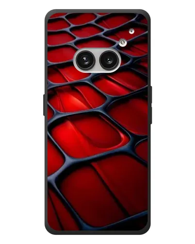 Чехол для Nothing Phone (2a) Plus с картинкой «Красная глянцевая сетка» Чехол для Nothing Phone (2a) Plus с картинкой «Красная глянцевая сетка»