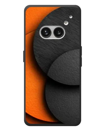 Чехол для Nothing Phone (2a) Plus с картинкой «Геометрия оранжевых кругов» Чехол для Nothing Phone (2a) Plus с картинкой «Геометрия оранжевых кругов»