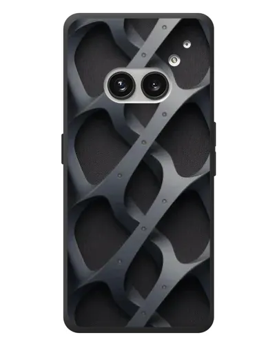 Чехол для Nothing Phone (2a) Plus с картинкой «Объемное серое плетение» Чехол для Nothing Phone (2a) Plus с картинкой «Объемное серое плетение»