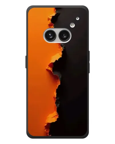 Чехол для Nothing Phone (2a) Plus с картинкой «Оранжевый разлом» Чехол для Nothing Phone (2a) Plus с картинкой «Оранжевый разлом»