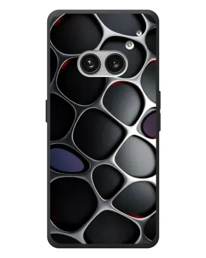 Чехол для Nothing Phone (2a) Plus с картинкой «Объемная темная решетка» Чехол для Nothing Phone (2a) Plus с картинкой «Объемная темная решетка»