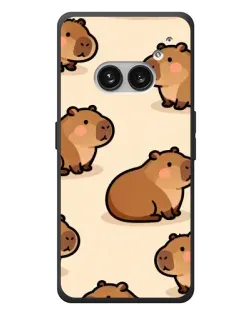 Чохол для Nothing Phone (2a) Plus з картинкою «Паттерн милих капібар» Чохол для Nothing Phone (2a) Plus з картинкою «Паттерн милих капібар»